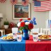 18 Pcs 4th of July Drink Cups Patriotic USA Flag Design Plastic Cup 16 oz Labor Day Star Tumbler for Beverage for Independence Day Memorial Day Party