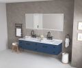 72 x 30 Inch LED Bathroom Mirror with Front and Backlight, Wall Mounted Vanity Mirror, Anti-Fog, Memory, 3 Colors, Stepless Dimmable
