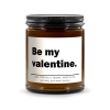 Be my valentine Candle