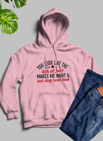 You Look Like The 4th Of July Hoodie (Color: Pink, size: medium)